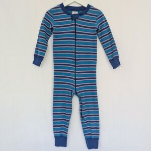 Hanna Andersson | Zip Sleeper in Stripes | 3T or 90cm